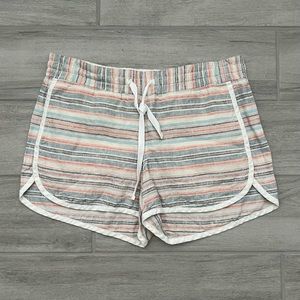 Athleta Sandbar Shortie Linen Shorts